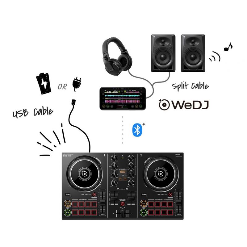 ◁ DJ контроллер Pioneer DDJ-200 • лучшая цена • купить в